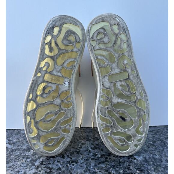Alexander McQueen unisex Oversized Sneaker Clear Sole - White Womens Size EU 40 - Picture 9 of 13